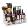 16-Cavity Acrylic Cosmetics Organizer - Effortless Storage for Makeup, Perfume, and More