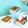 Multifunctional Desktop Tissue Storage Box