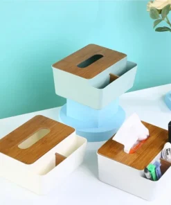 Multifunctional Desktop Tissue Storage Box