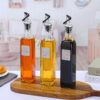 Premium 500ml Glass Oil Bottle - Stylish Design, Easy Pour, Kitchen Essential