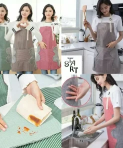 Multifunctional Waterproof Hand Wipe Apron - Ultimate Convenience for Mess-Free Activities