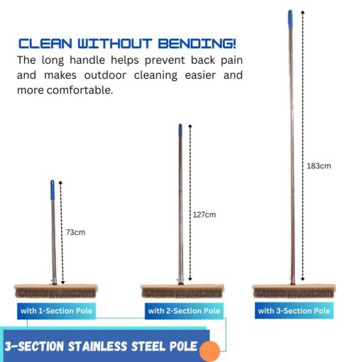 Stainless Steel Hard Wire Floor Brush