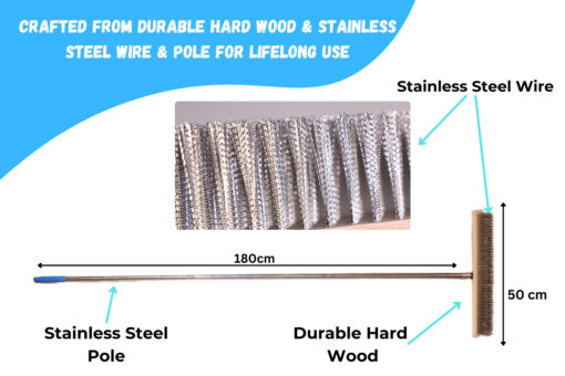 Stainless Steel Hard Wire Floor Brush
