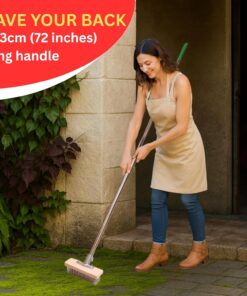 Stainless steel wire brush 20 cm moss cleaning scrubber