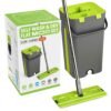 Mop with bucket set flat
